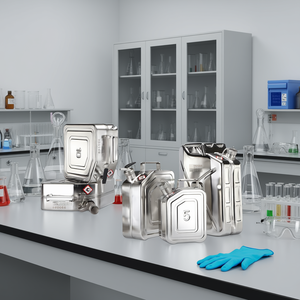 Bidons de sécurité en aluminium et flacons de laboratoire rectangulaires Burkle GmbH pour usage industriel et de laboratoire - Product Image 3