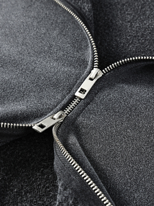 High Quality Terry Terry Zip Hoodie Acid Wash Effect Custom Manufacturers Logo Sun Faded Vintage Style Plain Fit Hoodie Men - Product Image 2