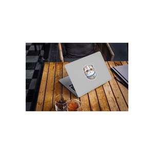 Scottish Fold Cat Casco de motocicleta Pegatina decorativa 14x15 Cm Laptop y Etiqueta de calcomanía de vehículo - Product Image 3