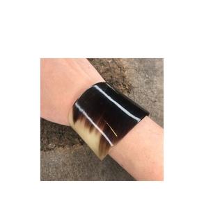 Pulsera de joyería de Material de cuerno de búhos Natural, brazaletes delgados para ling piece con pieza de diseño simple - Product Image 4