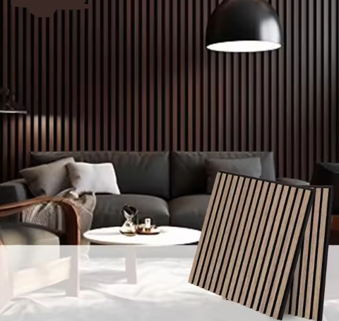 Flexible Modern Design Rubber Curved Acoustic Ceiling Panels Wall Panels Boards PET MDF Acoustic Wall Decor for Furniture