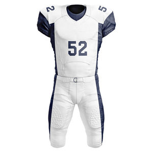 Uniforme de football américain à manches courtes personnalisable de haute qualité avec tissu respirant à séchage rapide Services OEM - Product Image 1