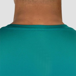 Camiseta duradera de nylon Spandex para hombre con ajuste de compresión y tela transpirable para gimnasio y ejercicio - Product Image 6