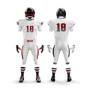 2025 Lightweight American Football Uniform High Quality OEM Sports Wear Custom Logo Printing Breathable Set Design - Product Image 4