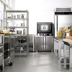 Four à convection compact - Commandes manuelles - 1 compartiment de cuisson - 4x 450x340mm - Product Image 4