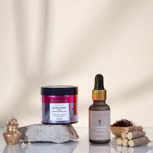 Set de Cuidado Facial Kumkumadi Tailam Glow, Limpiador Facial para Piel Propensa al Acné, Cuidado Corporal, ODM/OEM, Kit de Cuidado de la Piel para Uso Doméstico - Product Image 2
