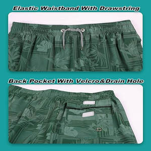 กางเกงขาสั้นตาข่ายสำหรับออกกำลังกายในยิมของผู้ชายแฟชั่นฤดูร้อนดีไซน์หรูพิมพ์ซับลิเมชัน5นิ้วผ้าฝ้าย100% ออกแบบได้ตามต้องการแบบถัก - Product Image 5