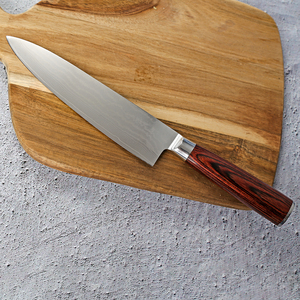 มีดเชฟเหล็กดามัสกัสแบบมืออาชีพคมทำจากสเตนเลสคาร์บอนสูงบริการ OEM แบบปรับแต่งได้ - Product Image 2