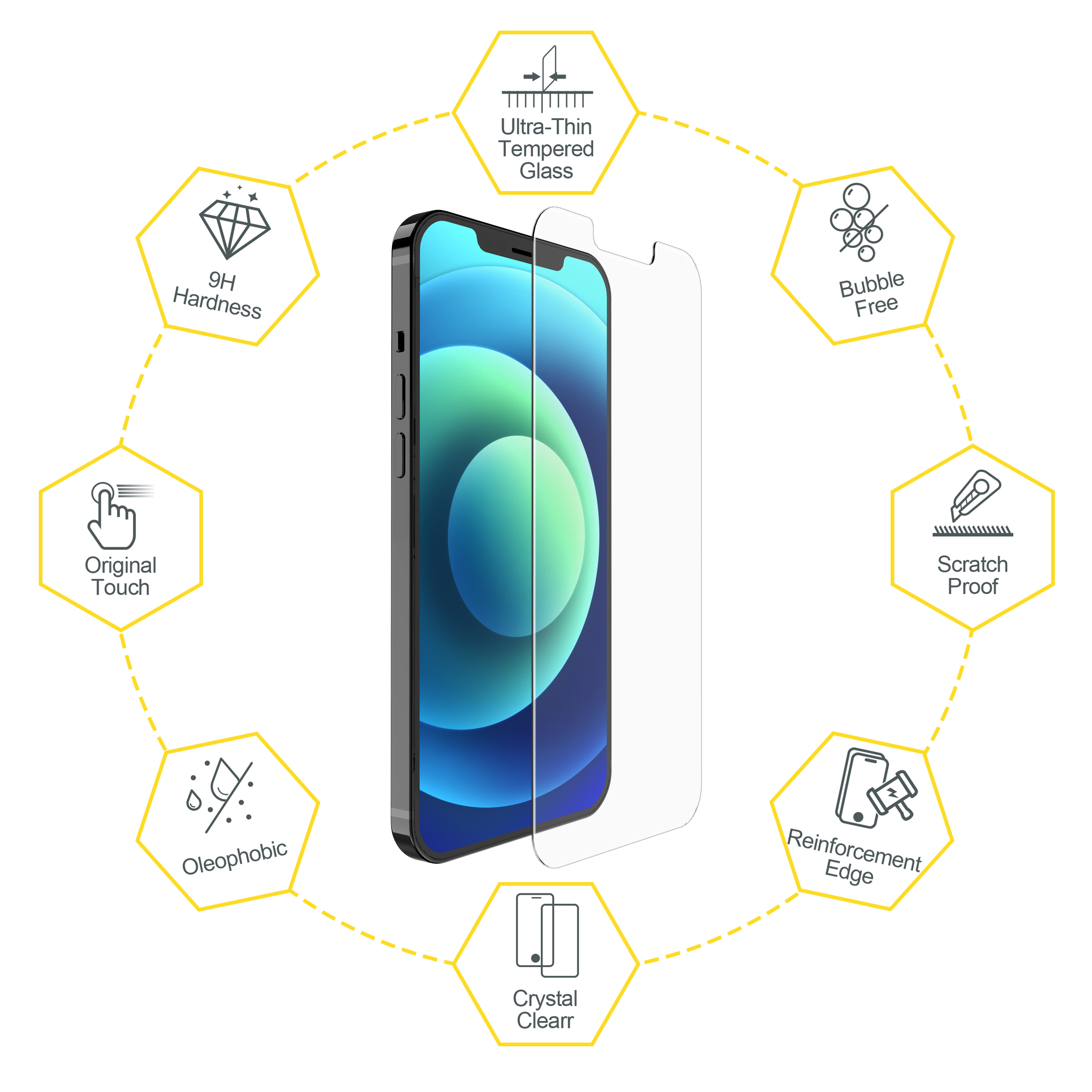 Easy Applicator Kit for iPhone 15 16 Pro Max Tempered Glass Screen Protector Installation with Easy App Mobile Phone Accessory · image 6