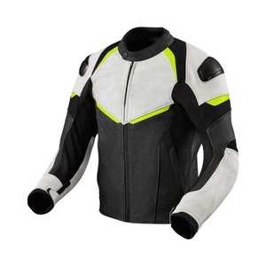 Chaquetas de moto chaqueta de motorista chaqueta cortavientos larga de moto de cuero genuino prendas de vestir exteriores personalizables - Product Image 6