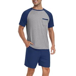 Ensemble de survêtement d'été OEM à séchage rapide pour homme – T-shirt et short en coton respirant personnalisés - Product Image 1