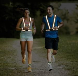 Chaleco Reflectante, Chaleco de Correr, Equipo Reflectante de Alta Visibilidad, Ajustable para Correr, Ciclismo y Motociclismo - Product Image 3