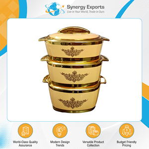 Distribuidor Global que Vende Juego de Cazuelas de Calidad Superior con Etiqueta Privada, Juego de 3 Piezas con Tapa, al Mejor Precio del Mercado - Product Image 2