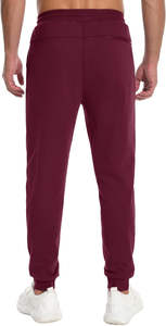 Pantalones de chándal Jogger Fit para hombre con diseño cónico delgado para entrenamiento en gimnasio y cómodo uso diario transpirable - Product Image 4