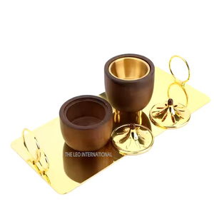 ชุดหัวเผาหม้อสแตนเลสขัดเงาพร้อมชุดถาด - Product Image 5