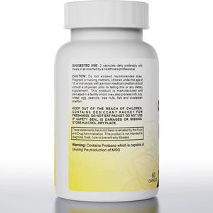 Cápsulas de Limpieza para Cándida, Suplementos Herbales para Intestinos y Colon, Soporte para la Salud Digestiva e Intestinal en Adultos, 60 Unidades - Product Image 3