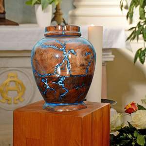 Custom Engraved Luxury European Wooden Pet <b>Urn</b> Personalized Cremation Box <b>for</b> <b>Dogs</b> Cats Small Animals Teardrop Shape - Product Image 6