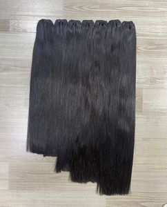 Extensiones de cabello humano vietnamita natural recto doble dibujado 100% tejido de cutícula alineada buen precio para mujeres negras - Product Image 2