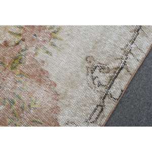 Alfombra Vintage de Lana Marroquí Marrón Turca de 2.3x9 pies - Product Image 5