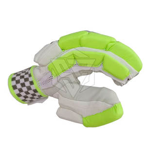 Gants de cricket en cuir de haute qualité pour adultes, antidérapants, avec protection renforcée des doigts, fermeture à boucle et crochet, couleur personnalisée - Product Image 3