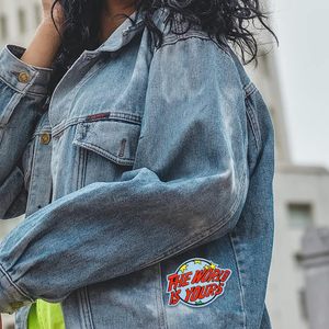 2 pièces brodées thermocollantes, décorations en dentelle pour jeans, pantalons, chapeaux, sac à dos, vêtements, appliques de couture - Product Image 5