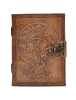 Carnet de notes fait main en cuir de dragon, couverture rigide couleur charbon, gravures en relief, reliure thermique, pour bureau, cadeau