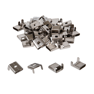 Sangle de cerclage en acier inoxydable boucle de baguage en acier inoxydable de type L - Product Image 2