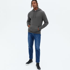 Sweat à capuche pour homme de haute qualité, logo personnalisé imprimé, 100% coton, impression numérique, écologique, pour l'automne - Product Image 5