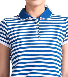Nouvelle Arrivée Chemises Femme en Coton Tricoté Uni de Qualité Supérieure 100% Coton, Manches Courtes, Anti-Boulochage, Respirantes, Design Personnalisé - Product Image 4