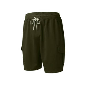 Pantalones cortos deportivos informales de verano para hombre, algodón suave y lona de poliéster, respetuosos con el medio ambiente, patrón sólido de secado rápido - Product Image 2