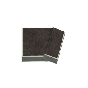 Fashion <b>Scarves</b> Set <b>Grey</b> Silk Cotton Tasseled Rectangular Patterned Shawl - Product Image 1