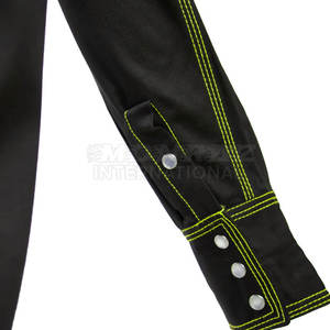 Chemise de travail de soudage avec logo personnalisé, chemise de travail industrielle de soudage avec tissu ignifuge, vêtements de travail de sécurité - Product Image 2