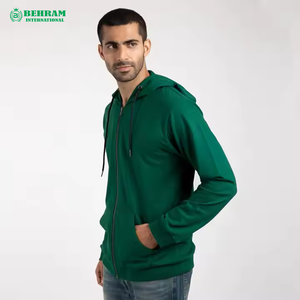 Logo Custom Logo Printed <b>Hoodies</b> Zipper Drawstring Fleece 100% Cotton Quick Dry Breathable Unisex Winter for Men - Product Image 6
