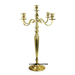 Centres de table de fête de mariage de couleur noire de Style européen 5 bras bougeoir en métal de mariage décoration de la maison candélabre - Product Image 6