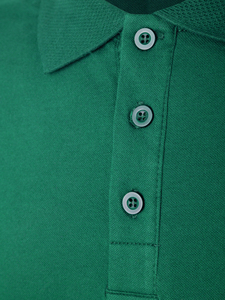 Polos pour hommes %95 coton %5 lycra 180 GSM couleur verte - Product Image 5
