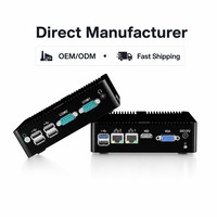 Mini PC industriel sans ventilateur pour la surveillance des lignes de production, ordinateur compact pour le suivi de l'état des équipements