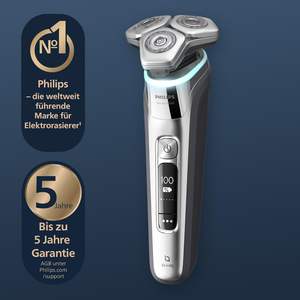เครื่องโกนหนวด Philips S9000เครื่องโกนหนวดไฟฟ้าแบบเปียกและแห้งสำหรับผู้ชายสีเงินโครเมี่ยมพร้อมระบบยกกระชับเคราเทคโนโลยี skiniq S9975/35 - Product Image 2