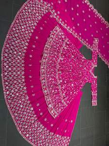 Occasions spéciales Georgette tissu lefngha choli avec broderie pour femmes à bas prix - Product Image 4