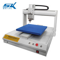 Cortadora de espejo de vidrio CNC redonda cuadrada pequeña 4545