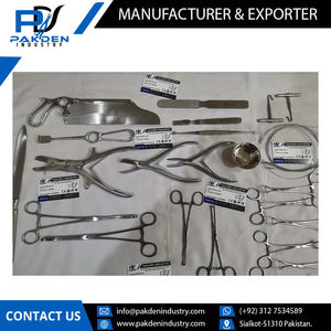 Meilleur prix de gros, logo personnalisé, ensemble d'instruments chirurgicaux manuels en acier réutilisables pour amputation, PKDEN INDUSTRY, garantie 1 an - Product Image 3