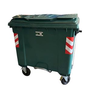 ถังขยะพลาสติก HDPE มี1100L พร้อมที่เหยียบและถังขยะจากโรงงานผลิตจากผู้ผลิตตุรกี - Product Image 3