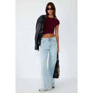 Body Corto Asimétrico con Bordado de Piedras - Product Image 2