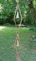 Chaîne de pluie en métal de taille personnalisée pour les ornements de jardin ou la décoration en métal cuivré avec une finition élégante à des prix bon marché