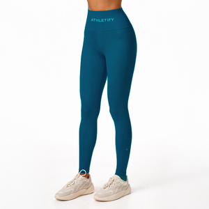 Leggings de yoga extensibles à taille élastique pour femmes Vêtements de sport taille haute pour fitness, gym, yoga et vêtements de tous les jours Fabricant en vrac - Product Image 1