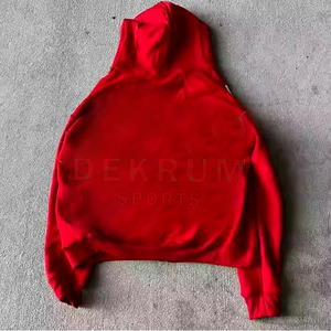 Sweat à capuche brodé de style designer pour hommes, motif imprimé Streetwear, poids lourd, approvisionnement en gros ODM personnalisé - Product Image 3