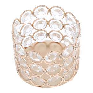 Antique Nickel Antique finition fer/verre/cristal fait à la main votive Design Unique pour la maison décorations de noël personnalisé en vrac - Product Image 4