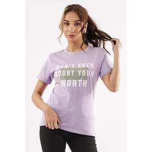 เสื้อยืดผู้หญิงสีม่วง - Product Image 5