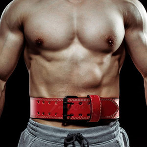 Color personalizado entrenamiento gimnasio entrenamiento levantamiento de pesas cinturón de cuero personalizado levantamiento de pesas gimnasio cinturón - Product Image 4