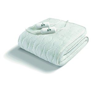 Imetec SGR Double Size Polyester Electric Blanket White 16804 Underblanket Warmer by SGR - Product Image 1