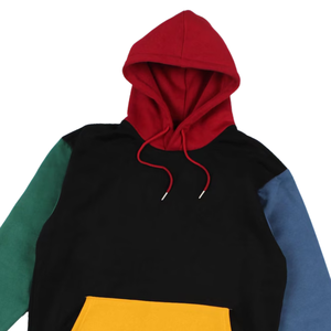 เสื้อฮู้ดหลากสี ยูนิเซ็กซ์ ผ้าฝ้ายฟลีซ ตัดสี ฮู้ดดี้ สเวตเชิ้ต ลำลอง แฟชั่นสตรีทแวร์ ฤดูหนาว ขายส่ง - Product Image 3